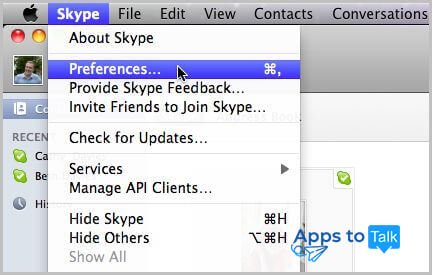 how do i use skype web app for mac