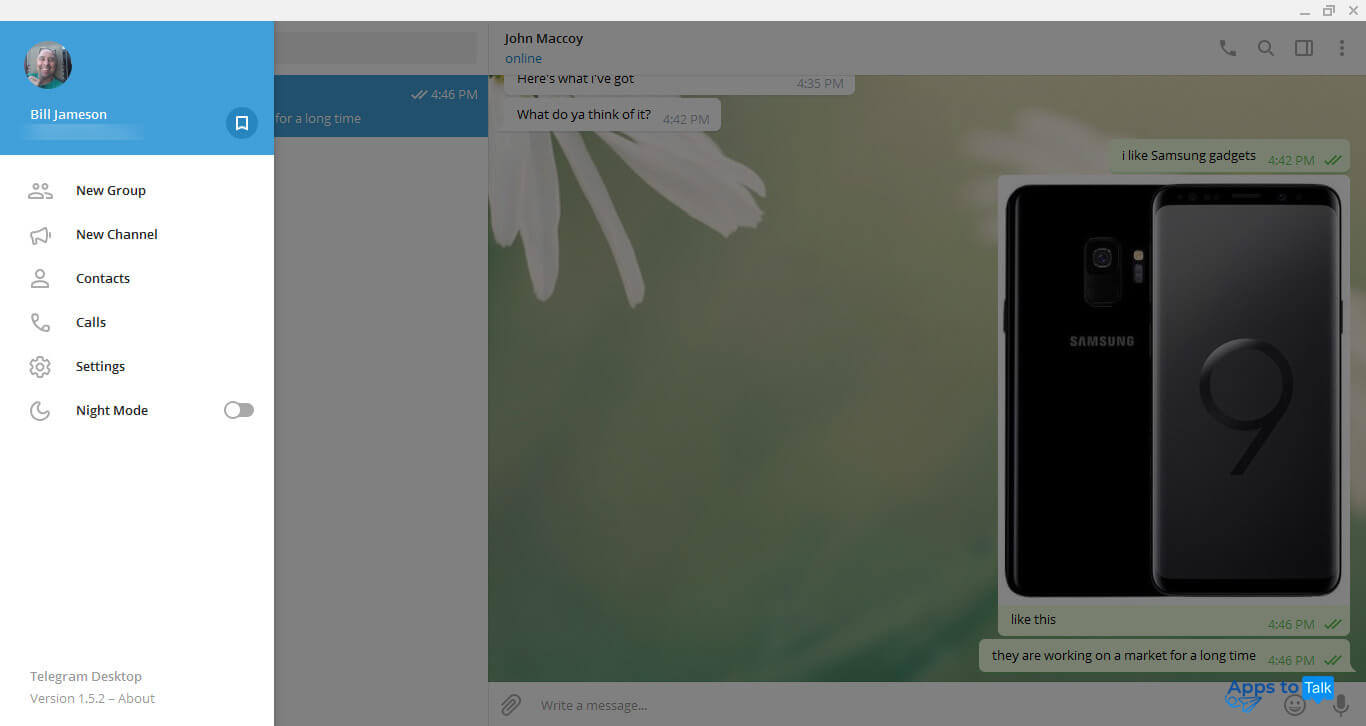 Telegram 4.8.7 for windows instal