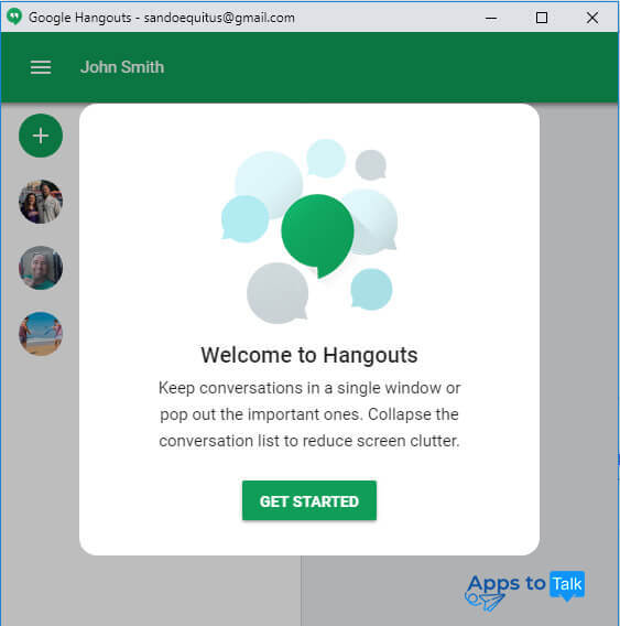 Hangouts for Windows free download (Google Chrome plugin)