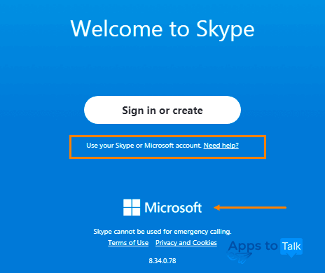 android skype without microsoft account