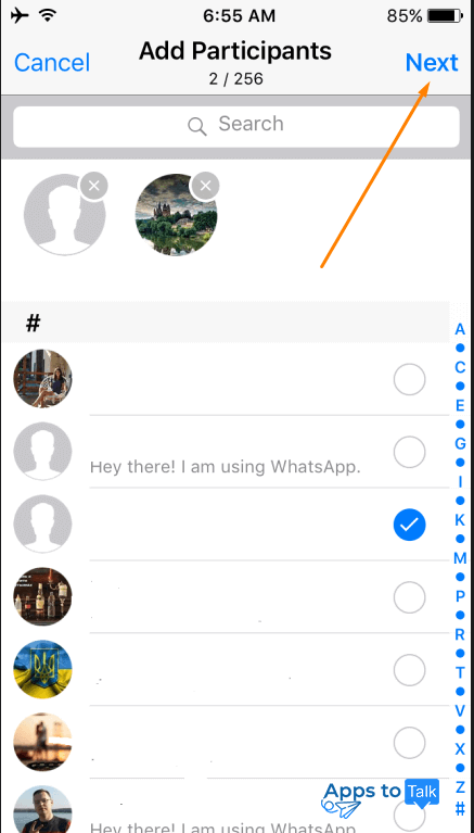 How to use main WhatsApp functions on iPhone