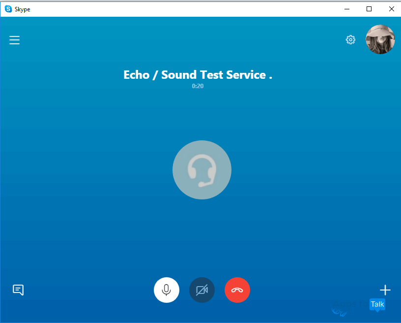 Skype echo sound test service picture