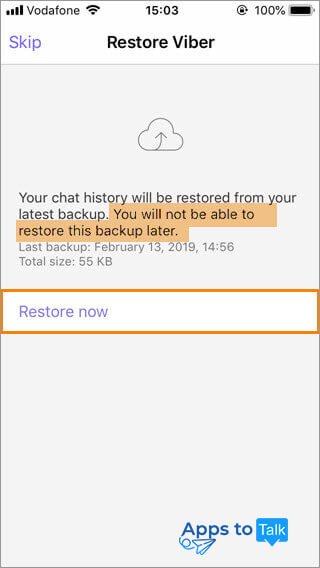History recover how chat to viber [2022] 4