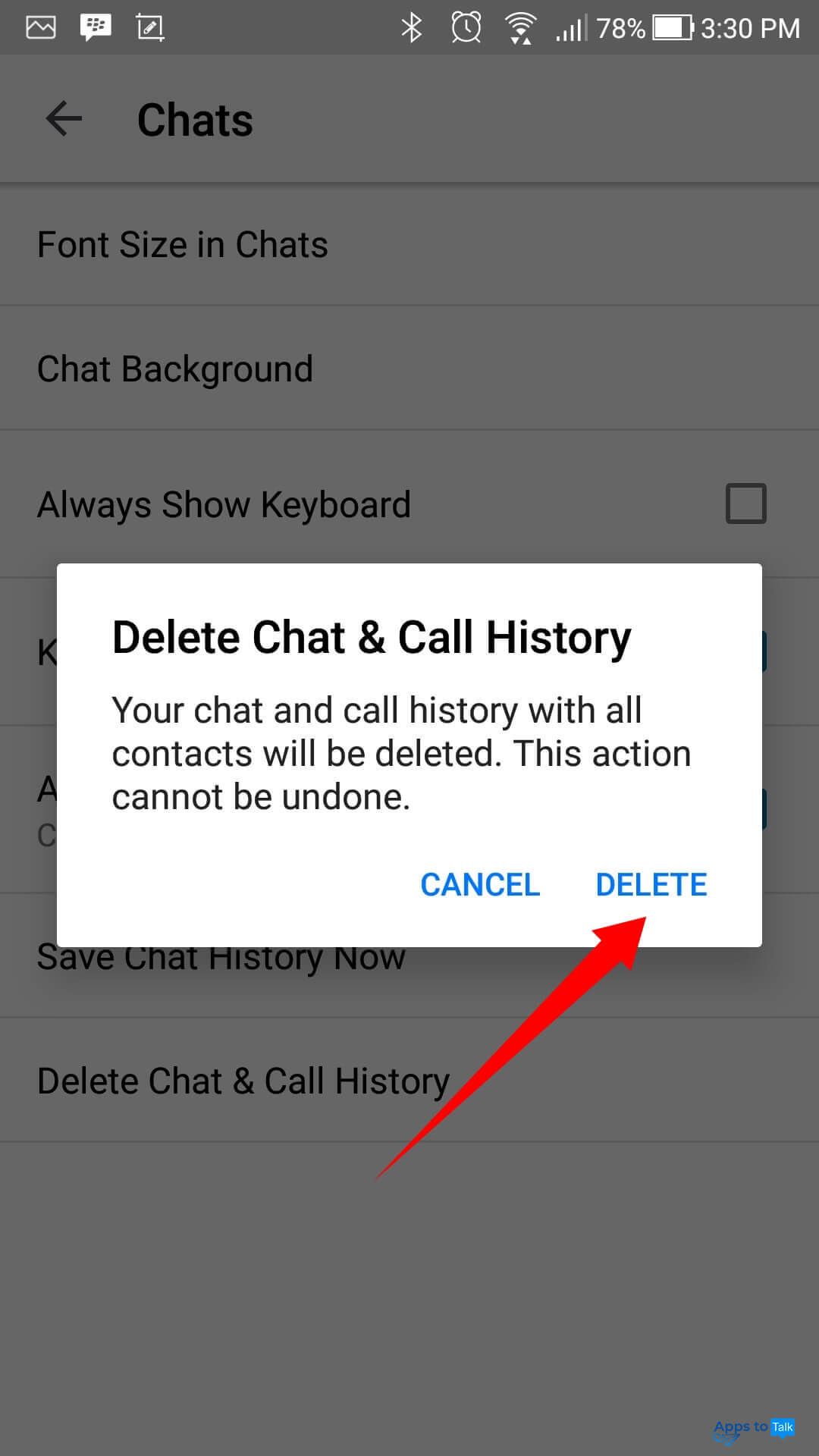 how to open kakaotalk history